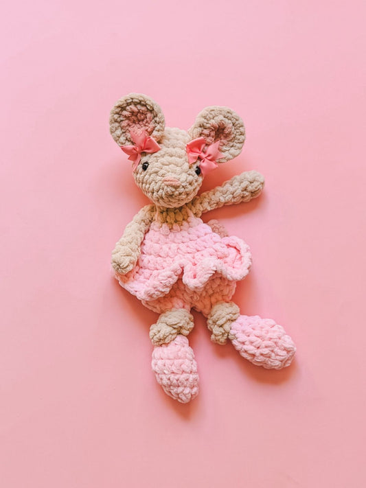 Mika Mouse Crochet Lovey