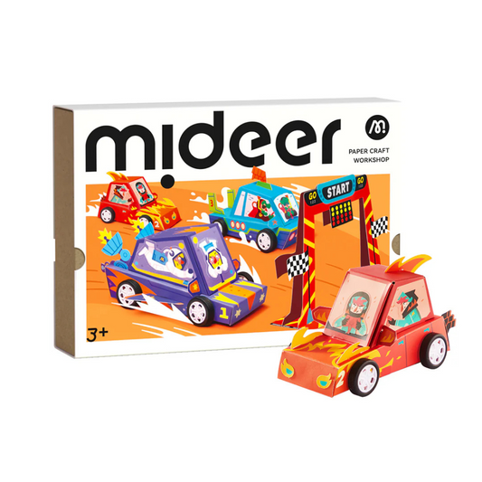 Mideer - Origami Paper Craft Kit: Racing Car