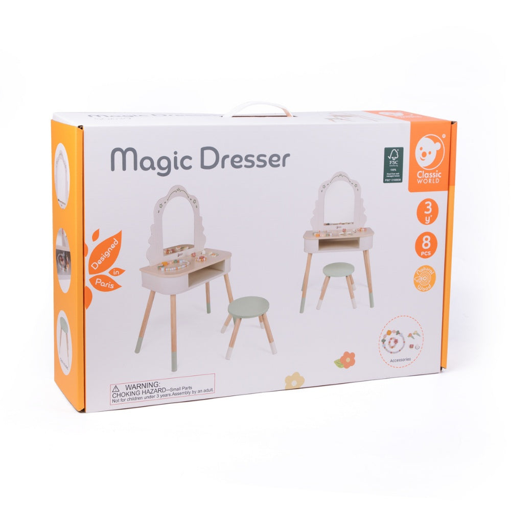 Classic World - Pretend & Play - Magic Dresser Vanity Table