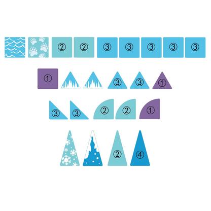 Magnetic Tiles - Arctic Animals Set - 30 Pieces
