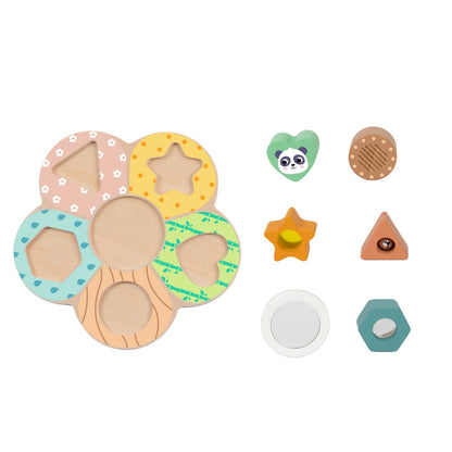 hi Pando - Wooden Sensory Shape Board Learning Toy