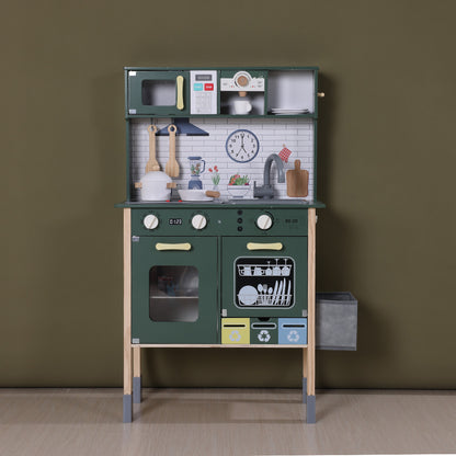 TookyToy - Pretend Play Multifunctional Kitchen Set - Green