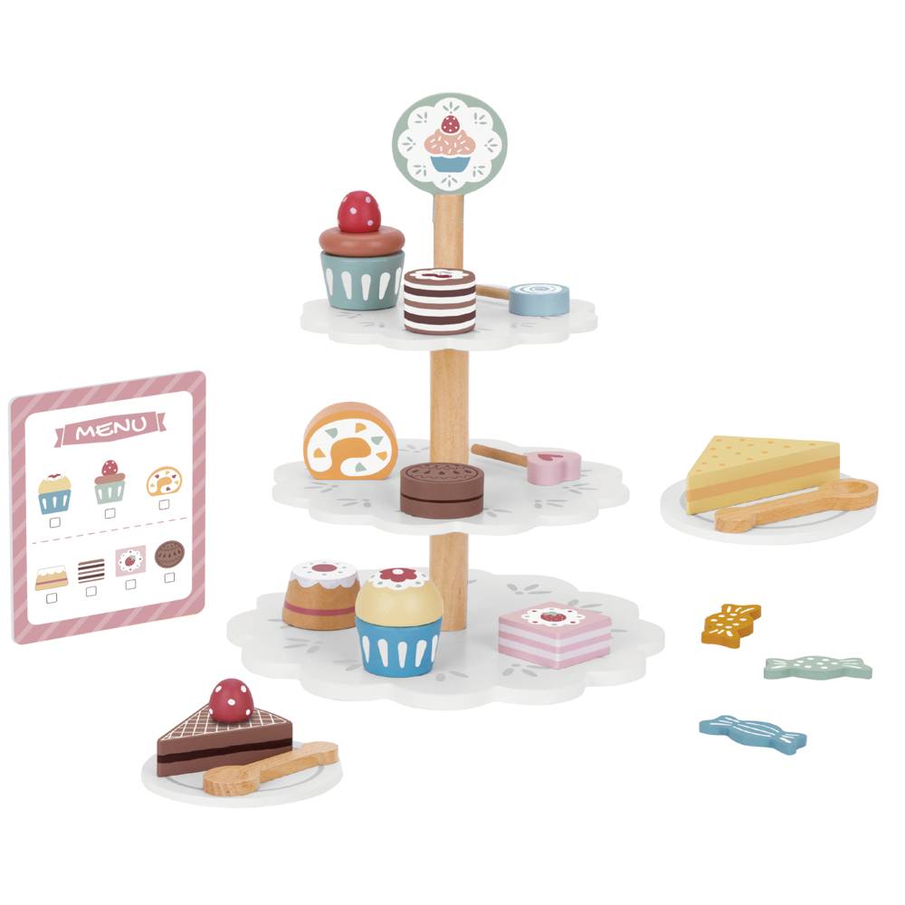 TookyToy - Pretend Play Dessert Stand Toy Set