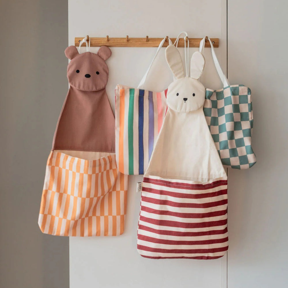 Play&Go - 2-in-1 Wall Storage & Tote Bag - Bunny