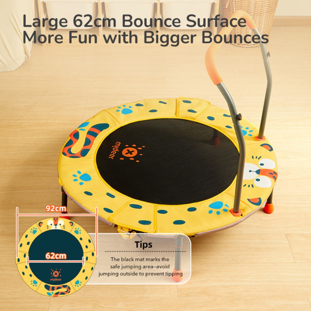 Mideer - Leap Leopard Indoor/Outdoor Kids Trampoline 92cm