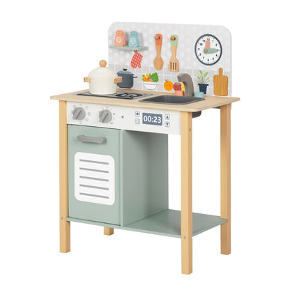 hi Pando - Pretend & Play - Wooden Kitchen Set - 8pcs