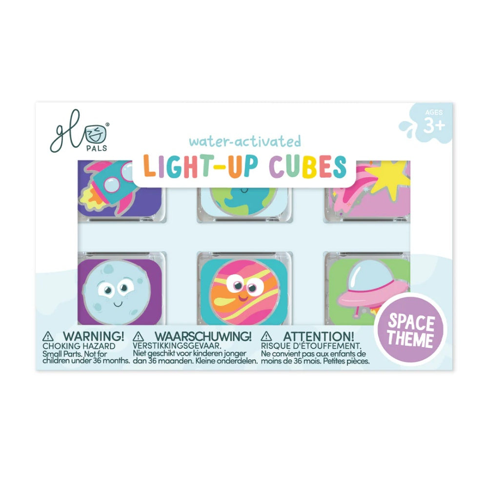 Glo Pals - Water Activated Light-Up Sensory Toys - Space (6 Pack)
