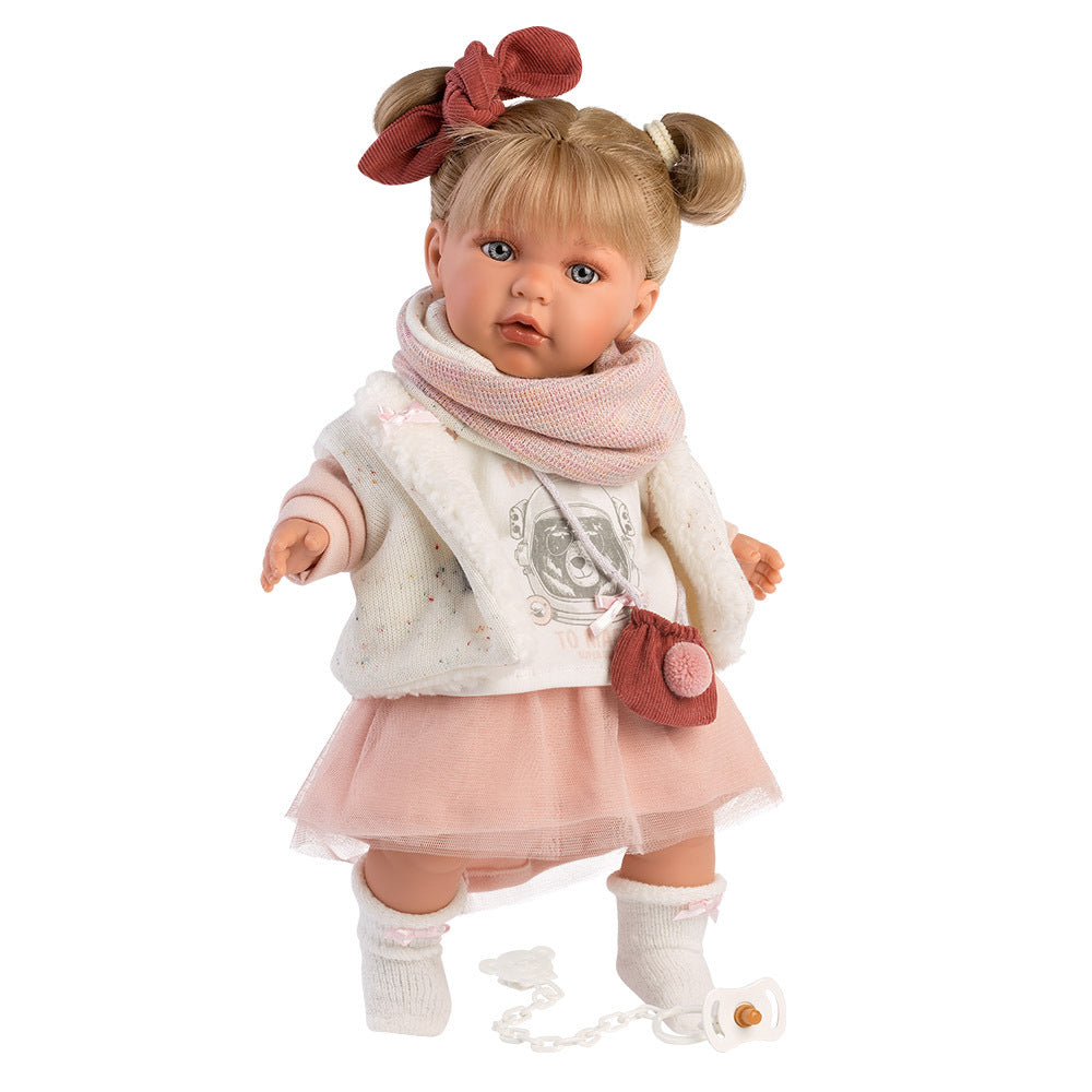 Llorens - Baby Girl Doll with Clothing & Accessories: Julia - 42cm (Mechanism Optional) - Motherhood