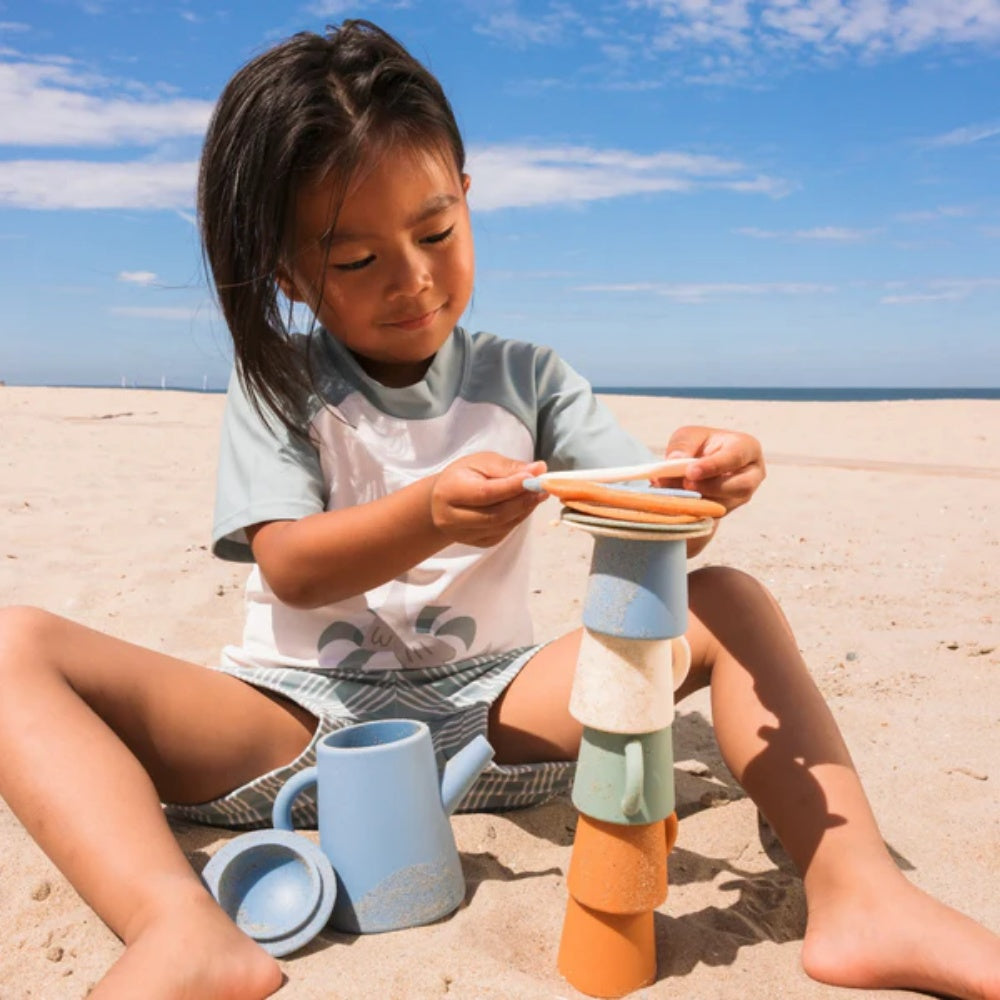 Swim Essentials - Silicone Beach Tea Playset - Pure Tones