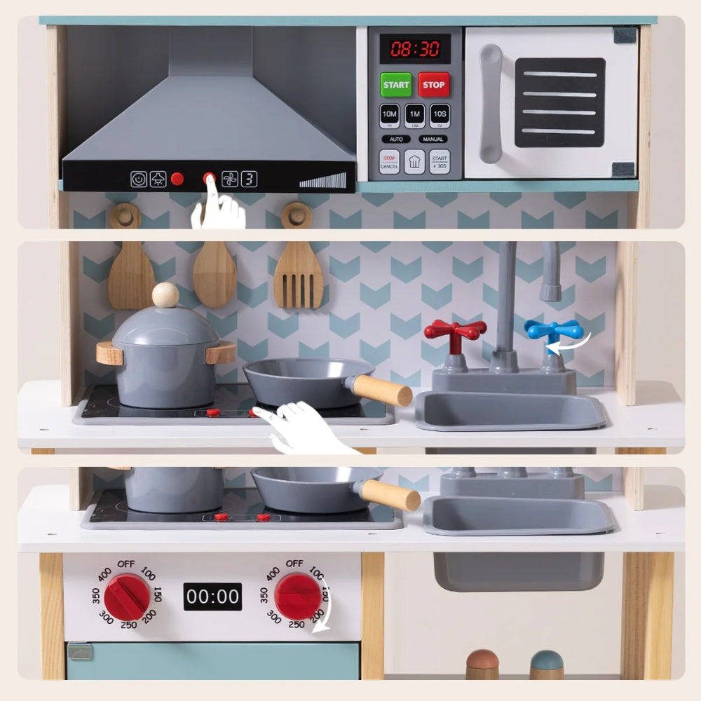 TookyToy - Pretend Play Kitchen Set with Accessories