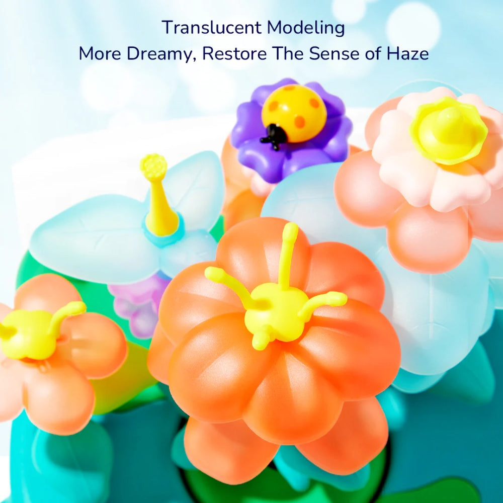 Mideer - Rotating Garden Puzzle Blocks with Spinning Gears - STEM Toy for Kids