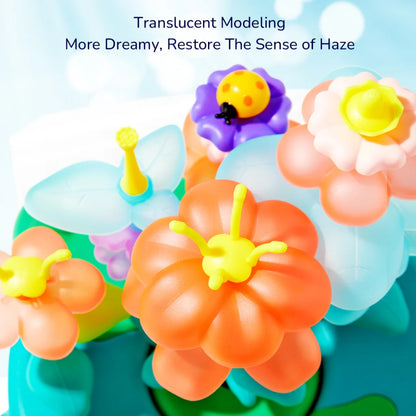 Mideer - Rotating Garden Puzzle Blocks with Spinning Gears - STEM Toy for Kids