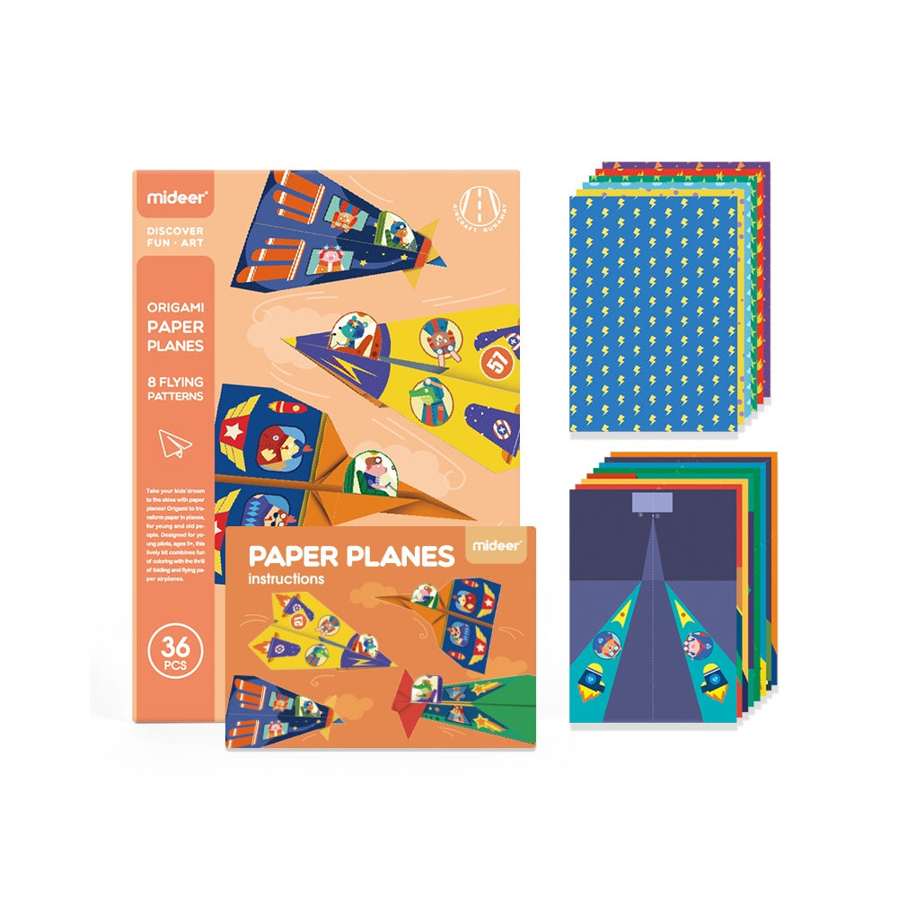 Mideer - Origami Paper - Classic Planes - 36pcs