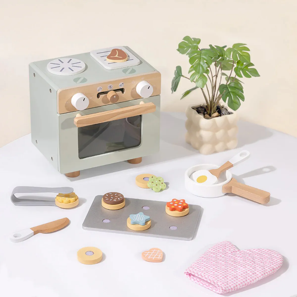 TookyToy - Pretend Play Kitchen Oven Cooking Toy Playset