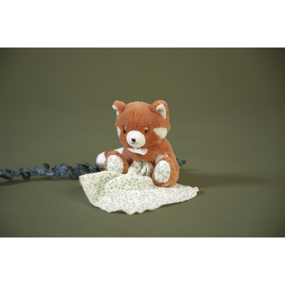Kaloo - Comforter - Red Panda with Muslin