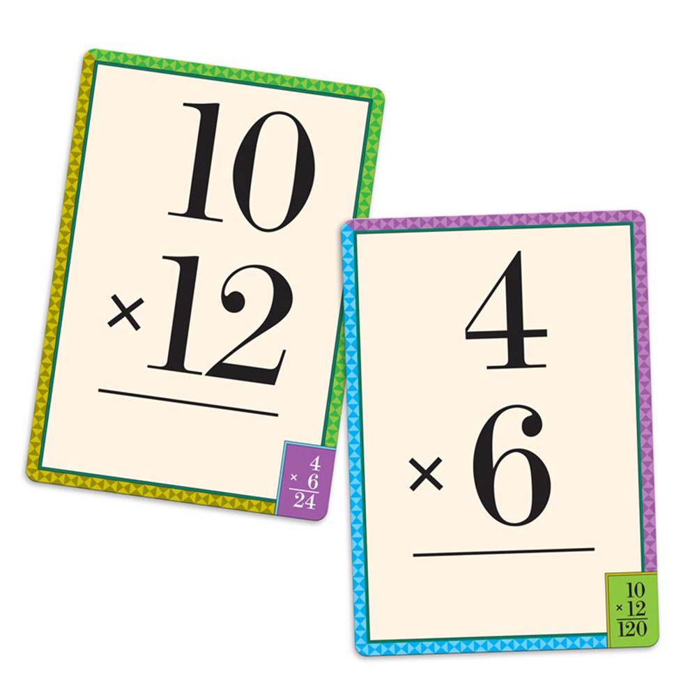eeBoo - Multiplication Flash Cards - Educational Math Learning Cards