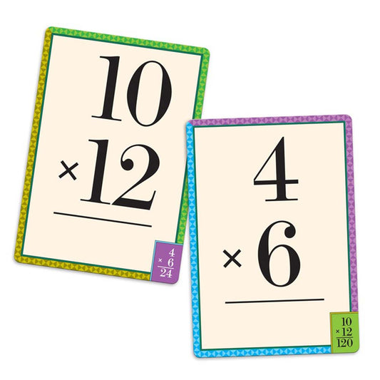 eeBoo - Multiplication Flash Cards - Educational Math Learning Cards