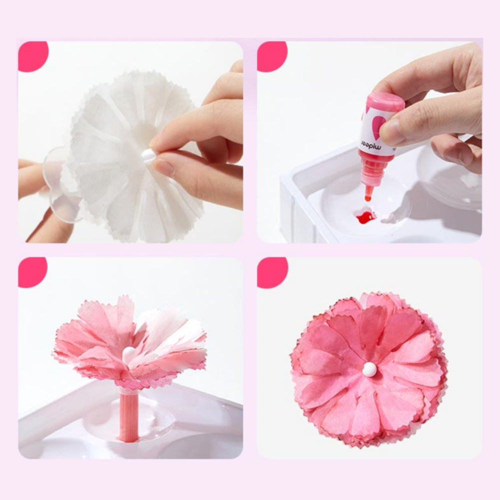 Mideer - Paper Flower Craft Kit - Creative Arts & Crafts Set