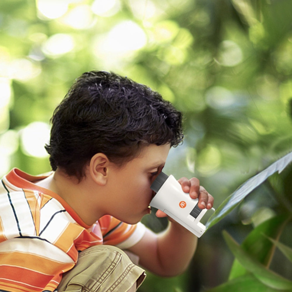 Mideer - Exploring With Microscope - Handheld and Standing Microscope for Kids