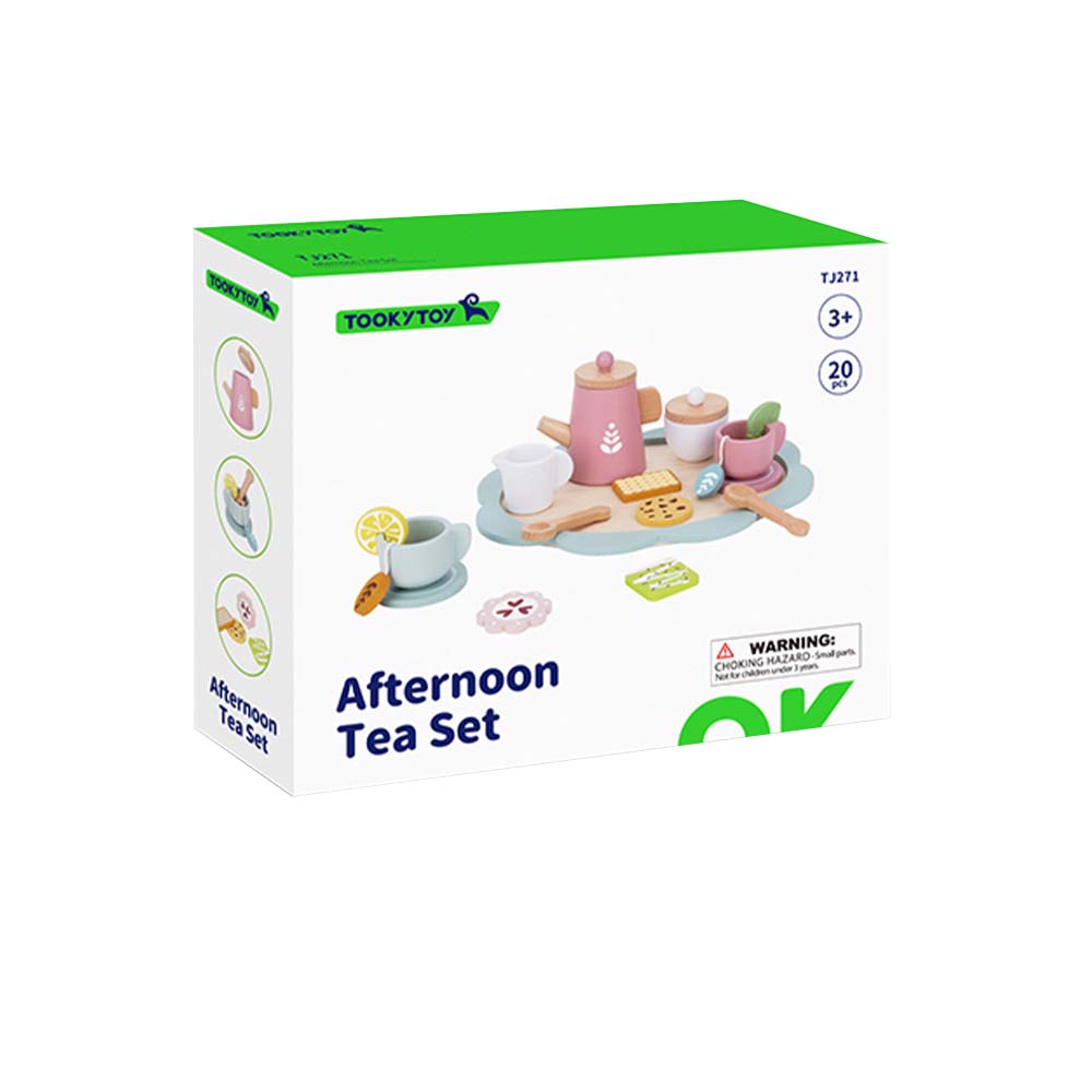 TookyToy - Pretend Play Afternoon Tea Toy Set - Motherhood
