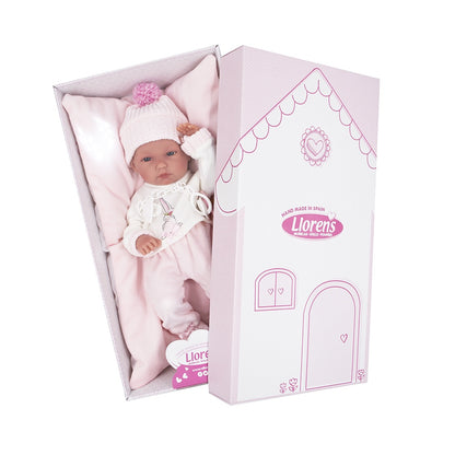 Llorens - Anatomically Correct Baby Girl Doll with Clothing & Accessories: Bimba - 35cm
