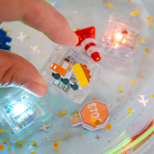 Glo Pals - Water Activated Light-Up Sensory Toys - Auto (6 Pack)
