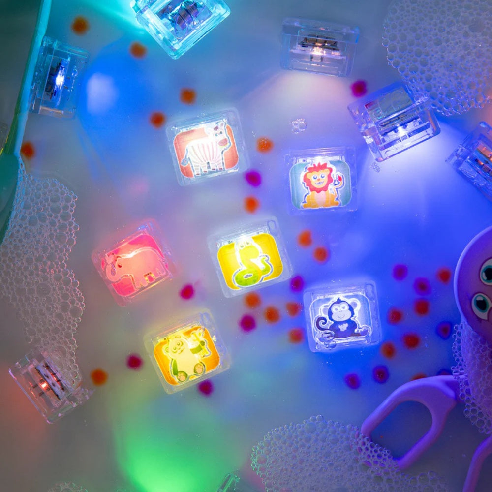 Glo Pals - Water Activated Light-Up Sensory Toys - Zoo (6 Pack)