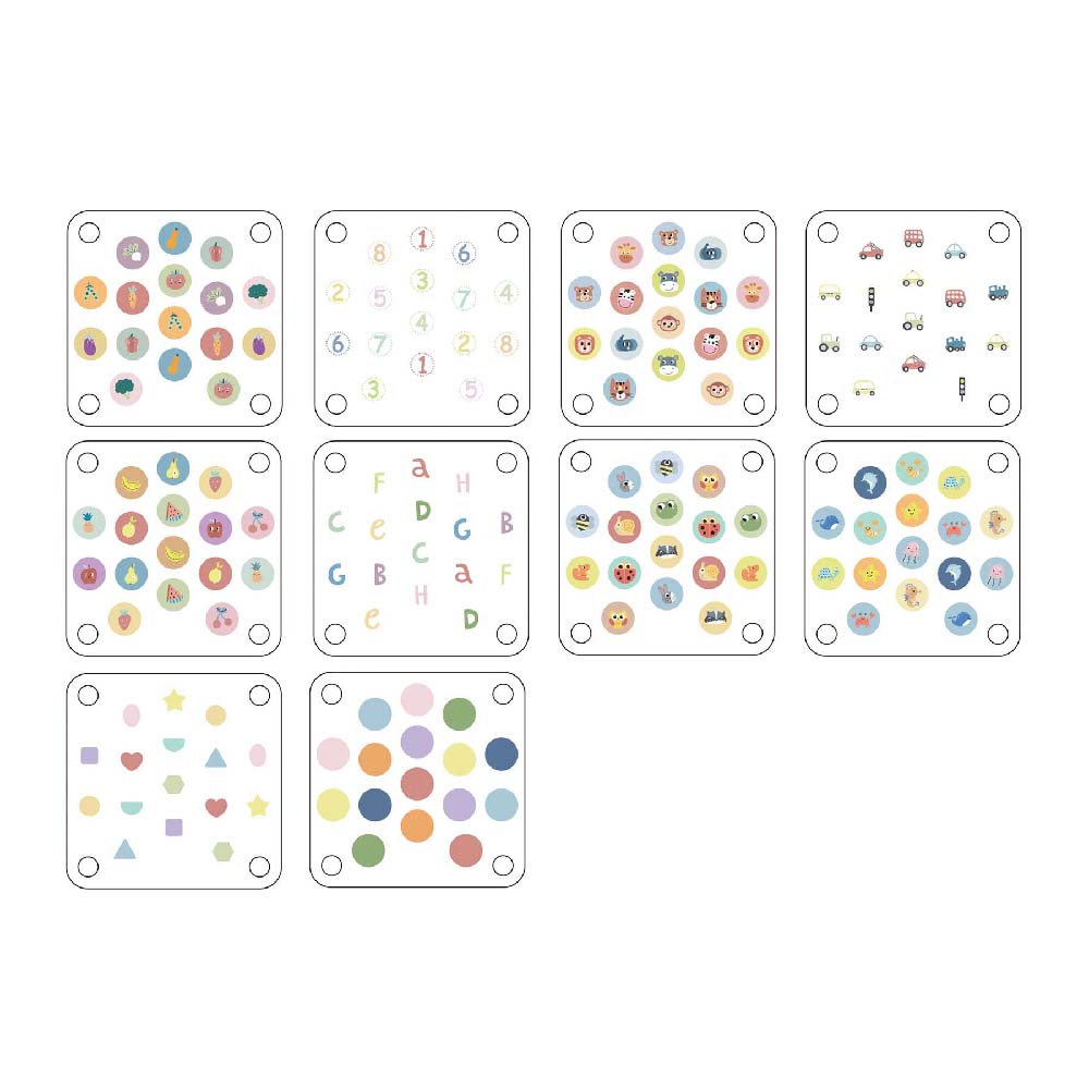 TookyToy - Apple Memory Game with Activity Cards - Motherhood
