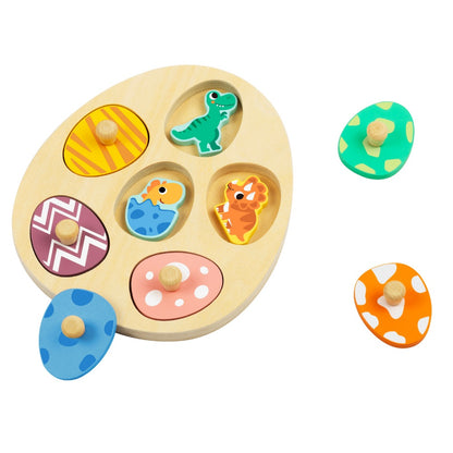 hi Pando - Multi-layered Wooden Puzzle: Dinosaurs 13 Pieces