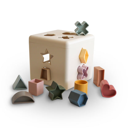 Mushie Shape Sorting Box - Motherhood