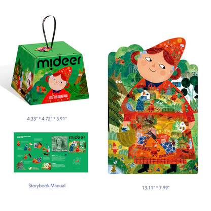 Mideer - Artist Fairytale Puzzle: Little Red Riding Hood 59pcs