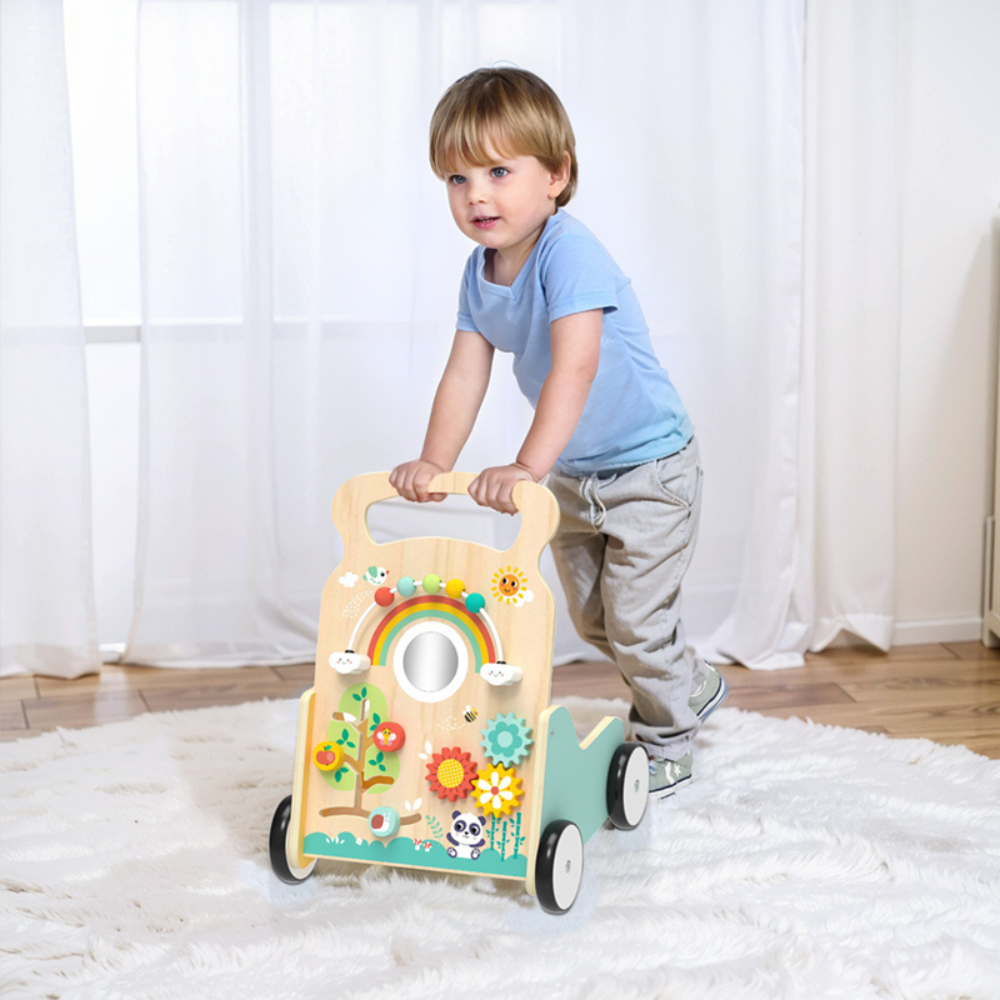 hi Pando - Multi-Activity Wooden Baby Walker
