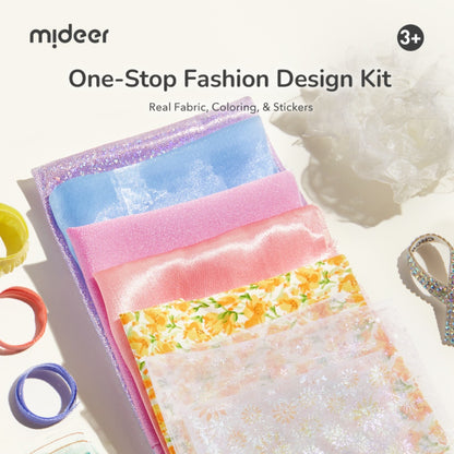 Mideer - Dress Making Arts & Crafts Book Set: Princess Evening Gown
