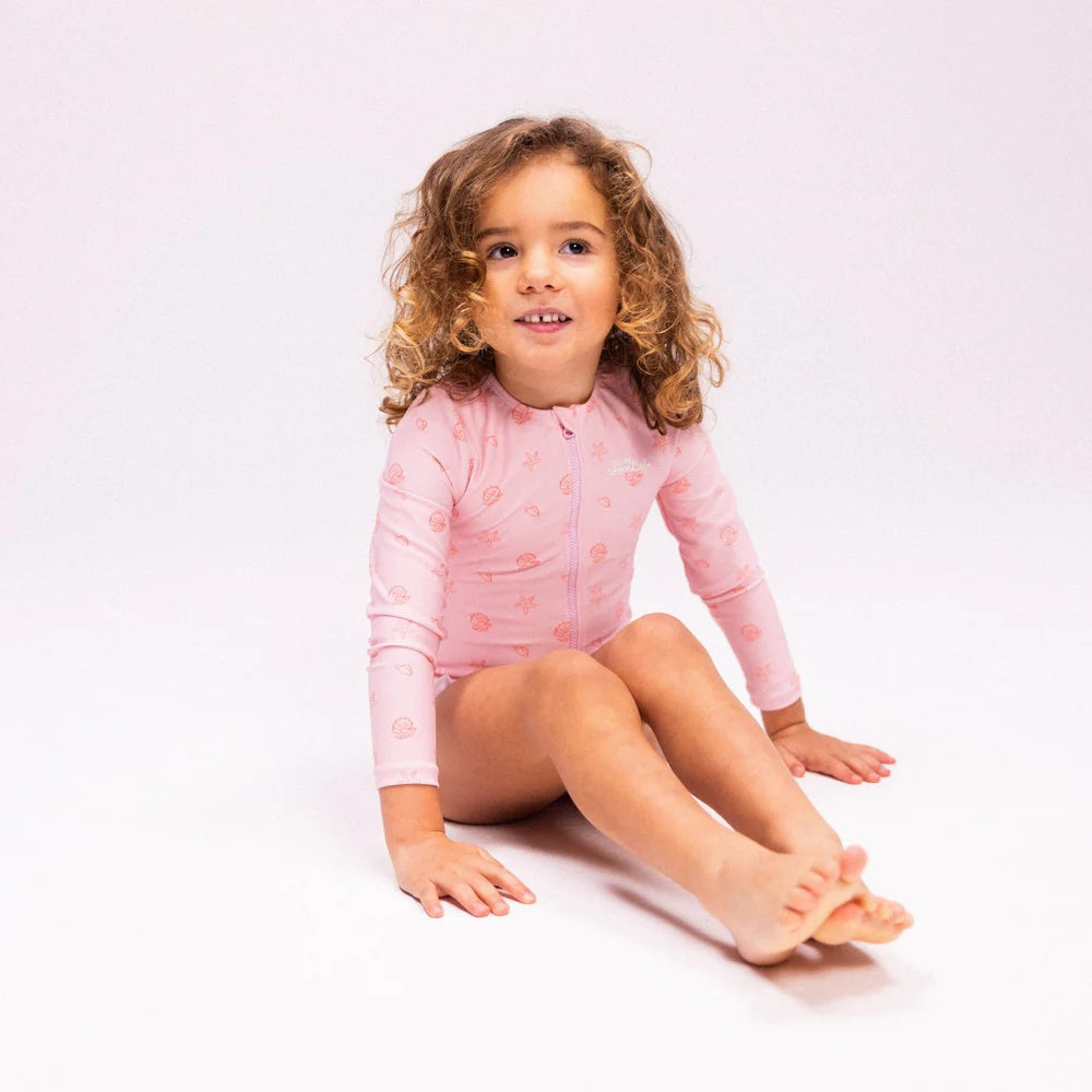 Swim Essentials - Girls Rashguard - Shell Tastic