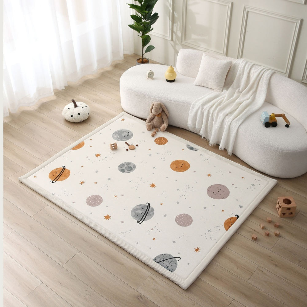 Hakuna Matte - CloudSoft Play Mat Carpet - Happy Planets 200 x 150 x 2.5 cm