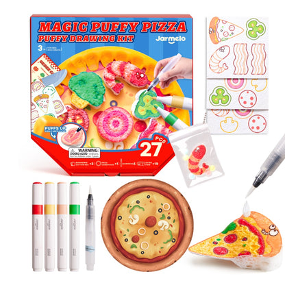 Jar Meló - Magic Puffy Pizza Kit - 3D Art & Pretend Play Cooking Set