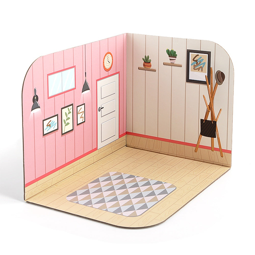 TopBright - Pretend Play Sheila's Dream Bedroom Mini Dollhouse-**