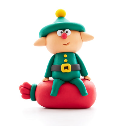 Hey Clay - Modelling Air-Dry Clay with Fun Interactive App - Santa's Helper, Christmas Series, 5 cans