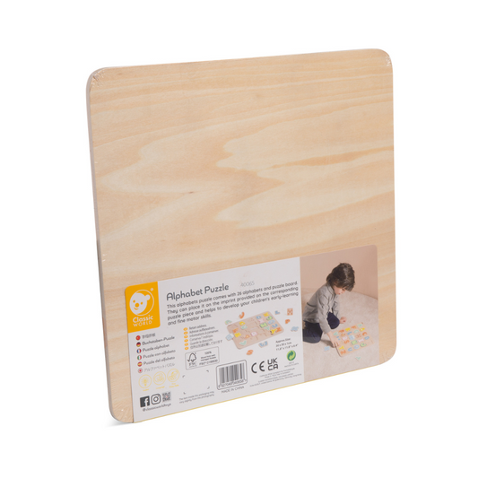 Classic World - Wooden Puzzle - Alphabet A-Z - 27pcs