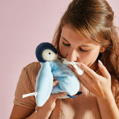 Kaloo - Blue Penguin Kissing Plush Toy