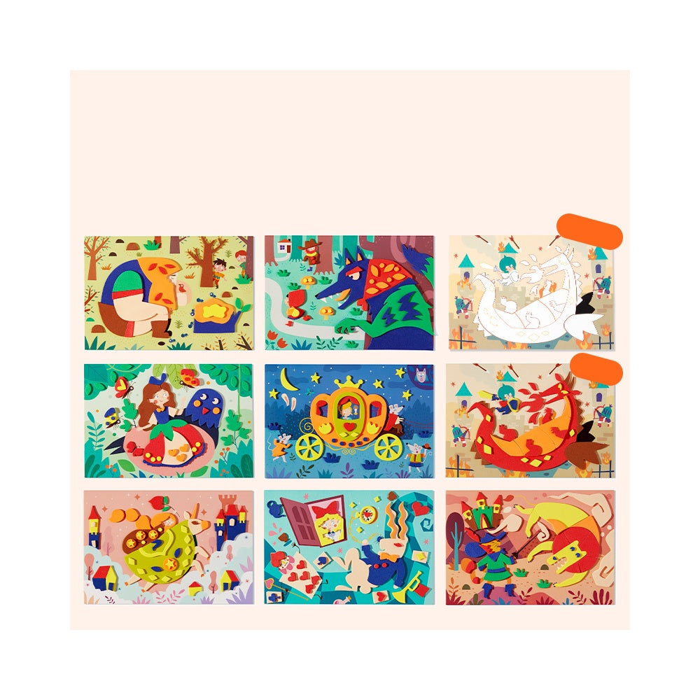 Mideer - My First Fairy Tale Sticker Activity Set for Kids
