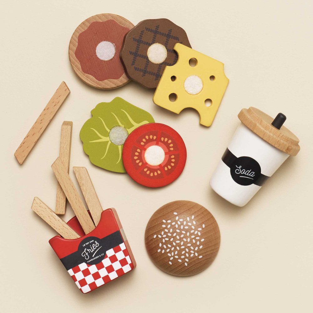 Le Toy Van - Gourmet Hamburger Set - 13pcs