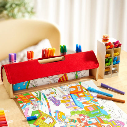 Mideer - Paper Roll Holder with Built-in Stationery Organiser