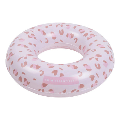 Swim Essentials - Swim Ring - Old Pink Leopard 55cm