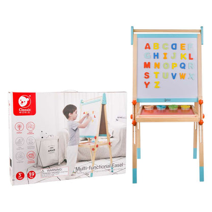 Classic World - Multi-Functional Art Easel & Blackboard - 54 x 45 x 113cm