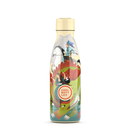 Cool Bottles - Kids Triple-Insulated Water Bottle - Knight Legends 350ml