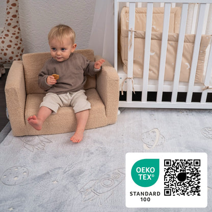 Hakuna Matte - GlowCloud Play Mat Carpet Glow in the Dark - Planets 170 x 120 x 2.5 cm