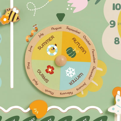 Classic World - Vintage Wooden Calendar