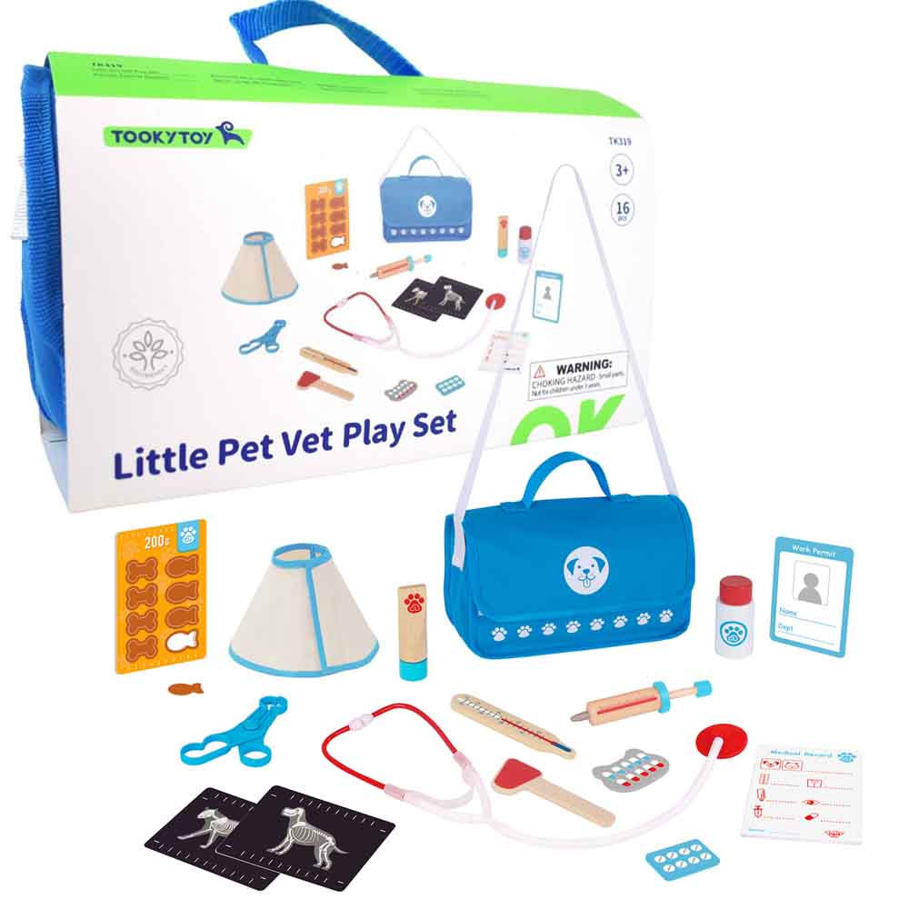 TookyToy - Pretend Play Little Vet Play Set - Motherhood