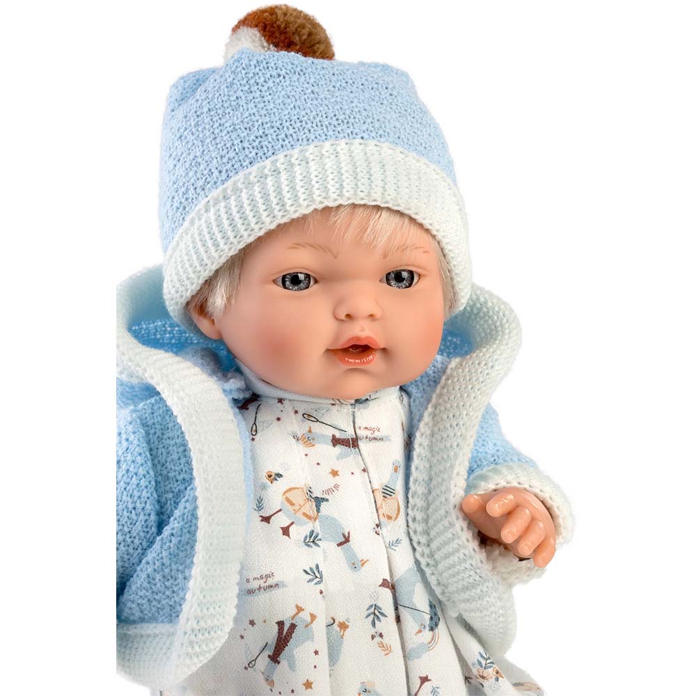Llorens - Baby Boy Doll with Crying Mechanism, Clothing & Accessories: Roberto - 33cm